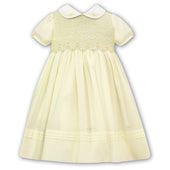 Sarah Louise Girls Lemon Short Sleeve Dress